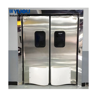 Portes pivotantes simples ou doubles au design nouveau et moderne Portes de circulation à impact au détail