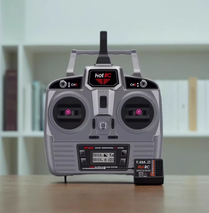 Hotrc HT-6A <span class=keywords><strong>2</strong></span>.4G 6CH Transmitter dan FHSS 6CH Receiver Remote Control untuk Drone FPV Pesawat RC Mobil Perahu Ht-6aTransmitterHT-6A <span class=keywords><strong>2</strong></span> - Product Image 5