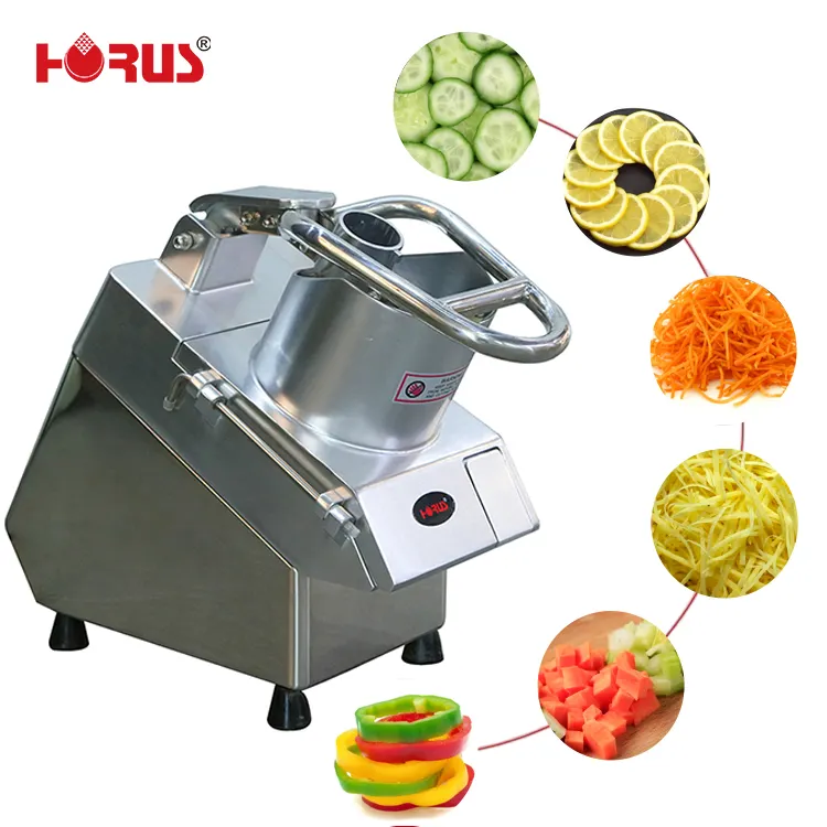 Cortadora eléctrica automática Horus para uso comercial, cortadora de frutas y verduras