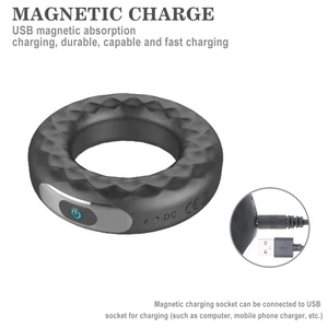 Anello Vibrante <span class=keywords><strong>per</strong></span> <span class=keywords><strong>Pene</strong></span> in Silicone, Ritardante <span class=keywords><strong>per</strong></span> l'Eiaculazione, Anello Vibrante <span class=keywords><strong>per</strong></span> <span class=keywords><strong>Pene</strong></span> a Lunga Durata, Giocattolo Erotico <span class=keywords><strong>per</strong></span> Uomini - Product Image 4