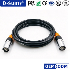 Câble Ethernet Cat5e SFTP double blindage, coque métallique étanche, connecteur RJ45 pour connexions LAN industrielles extérieures - Product Image 1