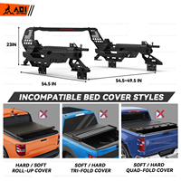 Roll Bar Model Senapan Tugas Berat yang Kompatibel dengan Penutup Bak Truk yang Dapat Ditarik |   untuk Truk Gladiator 2019-2025 Stok AS Pengiriman Cepat