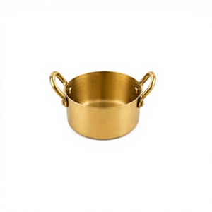 Cacerola de Cobre Premium con Asas Dobles, Portátil, Capacidad de 1-2L, Diseño Minimalista, Compatible con Gas e Inducción, Sin Revestimiento Interior - Product Image 1