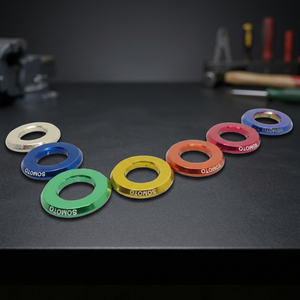 Arandelas de Aluminio 6061 CNC Anodizadas, Arandelas Planas Avellanadas M6 M8 M10, Arandelas Roscadas ISO para Ensamblaje Industrial - Product Image 2