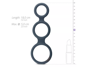 Europese Explosieve Medische Siliconen Slot Haan Ring Zes Verschillende Maten Van Hoge Elastische Mannen Blijvende Maatwerk - Product Image 4