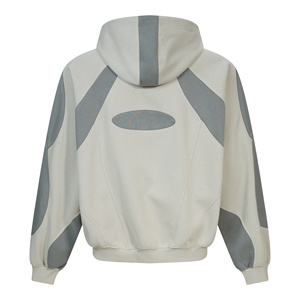 Thấp Moq Tùy Chỉnh Màu Sắc Khối Nối 3D Thêu Quá Khổ Mùa Đông Áo Polyester/Bông Pha Trộn Windproof Thoáng Khí Unisex - Product Image 6