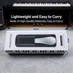 Piano numérique portable noir MY MUSIC, clavier électronique, <span class=keywords><strong>orgue</strong></span> électrique, instruments de musique, <span class=keywords><strong>synthétiseur</strong></span>, pédale de sustain - Product Image 1