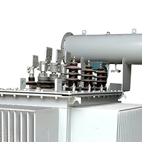 Transformateur immergé dans l'huile triphasé 60Hz 11kV 200kVA 220V 110V 2000W à bobinage KDKF