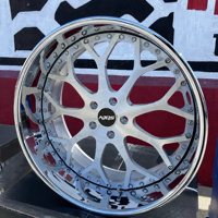 Jantes forgées NJQS pour camion, 24, 26, 28 pouces, 6x139.7, 5x127, à déport profond, personnalisées pour Ford F150, Chevy Silverado, Dodge Ram Pickup