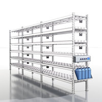 Système hydroponique vertical d'intérieur en PVC NFT pour la culture de la laitue en serres avec un design respectueux de l'environnement