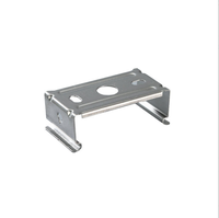 Support de tôle de fabrication métallique de précision sur mesure, pièces d'emboutissage en acier inoxydable zingué noir, pour éclairage, boîte à outils, armoire BJH