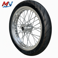 Ensemble roue et pneu Supermoto Surron Ultra Bee 17 pouces argenté, haute performance, pièces de modification CNC pour moto électrique tout-terrain