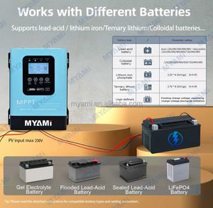 Hot Sale <strong>30A</strong>/60A/120A Off-grid MPPT Solar Charge <strong>Controller</strong> 12V 24V 36V 48V 60V 72V 96V Adjustable PV 230V Input with RS485 - Product Image 3
