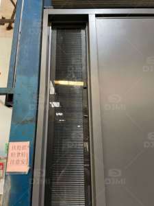 Porte d'entrée avant en <span class=keywords><strong>aluminium</strong></span> gris de grande taille pour maison, villa, porte d'entrée extérieure avec <span class=keywords><strong>volets</strong></span> des deux côtés - Product Image 3