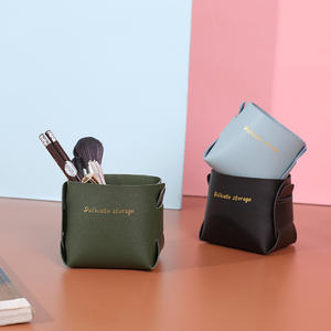 กล่องใส่ปากกาหนังทรงสี่เหลี่ยมพิมพ์ลายยูวี สำหรับนักเรียน ครู ของขวัญ - Product Image 1