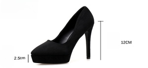 Chaussures à talons hauts sexy pour femmes, nouvelle collection, design tendance, bout pointu, plateforme fine - Product Image 6