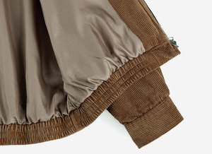 Giacca Bomber Varsity in Corduroy Personalizzata, Manica Lunga, Nuova, Oversize, Stile Baggy, Personalizzabile, Casual, Vintage, Ricamata, da <span class=keywords><strong>Lavoro</strong></span> - Product Image 6