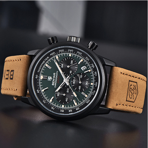 Relojes para Hombre Originales Benyar 5188, Relojes Deportivos Multifuncionales de Moda, Reloj de Cuarzo Cronógrafo para Hombre con Fecha y Calendario - Product Image 2