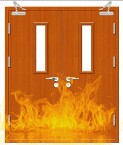 CE chứng nhận-20 đến 90 phút cửa chống cháy bằng gỗ-cửa nội thất khách sạn - Product Image 1