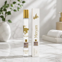 Coffret de Présentation de Parfums pour Lui et Elle, Flacon Haut en Perles Ivoire, pour Demande en Mariage, Mariage et Soirée, Parfum Longue Durée