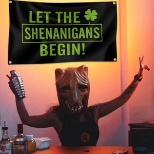 Laat De Shenanigans 3X5 Ft Zijn Voor Kamer College Slaapzaal Slaapkamer Woonkamer Wandtapijt Decor - Product Image 3