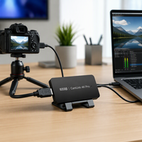 Carte de capture vidéo HDMI 4K Ezcap Live Gamer Ultra à très faible latence pour diffusion, streaming et enregistrement sur Windows, Linux, Mac, PS5/4, Xbox