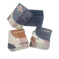 Cartes de conversation personnalisées de haute qualité pour adultes et couples, pour le team building, en papier offset kraft, taille personnalisée