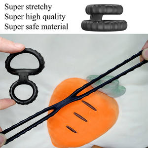 Anillos <span class=keywords><strong>de</strong></span> pene <span class=keywords><strong>de</strong></span> silicona médica elásticos en forma <span class=keywords><strong>de</strong></span> 5, Juguetes sexuales para adultos que mejoran la erección <span class=keywords><strong>de</strong></span> larga duración con función <span class=keywords><strong>de</strong></span> eyaculación retardante - Product Image 4