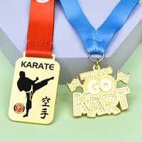 Médaille de compétition sportive personnalisée, arts martiaux, football, volley-ball, événements sportifs, médaille en métal