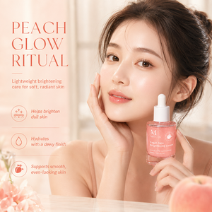 Suero Facial Iluminador <span class=keywords><strong>de</strong></span> Piel <span class=keywords><strong>de</strong></span> Durazno <span class=keywords><strong>de</strong></span> 30 ml con Extracto <span class=keywords><strong>de</strong></span> Durazno y Niacinamida, Hidratante y Luminoso, con Logotipo Personalizado OEM ODM - Product Image 4