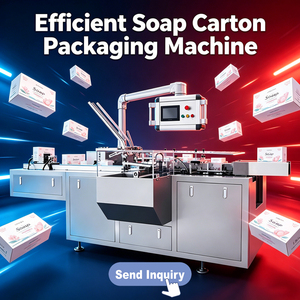 Machine d'emballage automatique de savon en barre facile à utiliser, machine de conditionnement en carton pour savon, machine d'emballage en carton pour savon de toilette - Product Image 1