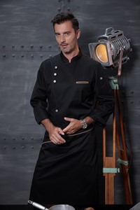 Professionele koksjas voor mannen, uniform voor hotel, restaurant, keukenpersoneel en horeca. - Product Image 5