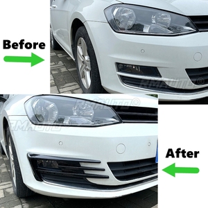 Car Front Bumper <b>Splitter</b> Side Spoiler Air Vent Wind Knife Body Kits for Volkswagen Golf 7 MK7 2013-2016 - Product Image 4