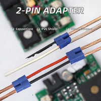 Câble adaptateur 6P 2 broches PH2.0 XH2.54 à âme en cuivre isolé PVC, longueur 50 mm, 220 V, pour applications électroniques