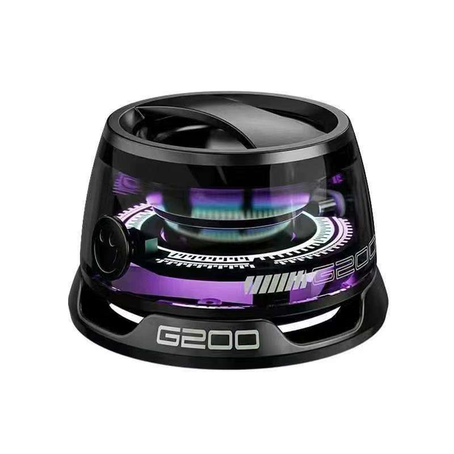 G200 Wireless Speaker with Magnetic Suction Bracket Small and Portable RGB Light Speaker for Outdoor Gift