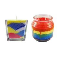 Fandoos Handmade Art Sand Painting Series Scented Candle Home Bedroom Clear  Scented Candle Diy Wholesale - AliExpress