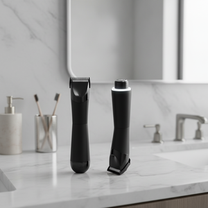Tondeuse à cheveux électrique professionnelle 2 en 1, étanche IPX5, longueurs réglables, lumière LED, pour hommes, pour l'intérieur et l'extérieur - Product Image 4
