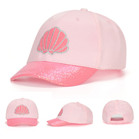 RongGuang nuevo diseño de alta calidad 6 paneles ajustable lindo parche bordado personalizado Logo sol moda niños gorras de béisbol