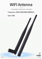 Routeur WIFI externe amovible 5dBi 2.4G 5.8G antenne WIFI double bande pour Android