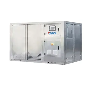 Máquina enfriadora industrial refrigerada por agua tipo caja personalizada 5HP - 40HP para enfriar agua circulante