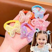 Serre-tête coréen pour enfants, fait main, avec sequins et motifs végétaux, couleurs bonbon, pour filles, accessoire de fête