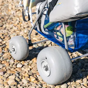 PU balon lastikleri lastik 12 inç poliüretan ağır pnömatik plaj tekerlekleri kum için balon tekerlekler