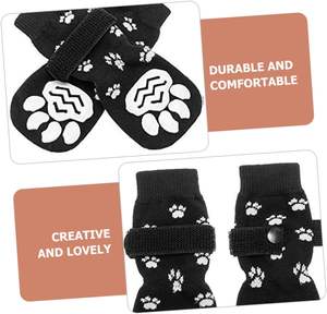 Zapato pequeño de alta calidad para zapatos de diseñador, almohadillas adhesivas para mascotas, Protector de pata, botines <span class=keywords><strong>Crocs</strong></span> para perros, <span class=keywords><strong>calcetines</strong></span> de agarre para perros con estampado de mascotas - Product Image 3