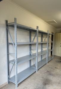 Étagères de supermarché multifonctionnelles en acier allié durable, galvanisées à chaud double face, robustes, présentoirs de vente au détail, rayonnages de marchandises - Product Image 6