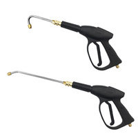 Buse de nettoyeur haute pression avec tige d'extension à connecteur rapide 1/4 baguette de lance en acier inoxydable pour le lavage de voiture