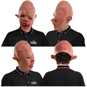 Masque d'Halloween effrayant à une seule œille, forme ronde, accessoire de costume de fête pour adultes - Product Image 2