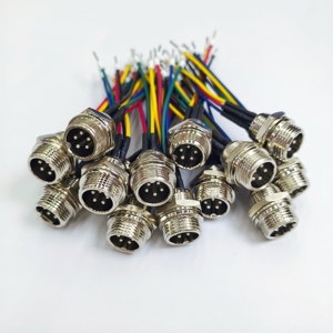 Havacılık Konnektörü 2 3 4 5 6 7 8 9 Pin GX12 GX16 GX20 Panel Montajlı Çok Pinli Erkek Dişi Metal Dairesel Konnektör Kablo Grubu - Product Image 4