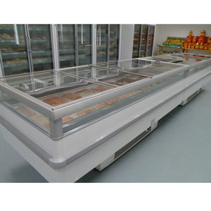 <span class=keywords><strong>ตู้</strong></span>โชว์ประตูกระจกด้านบนเชิงพาณิชย์ตู้แช่แข็งอาหารแช่แข็งเกาะรวมกัน - Product Image 6