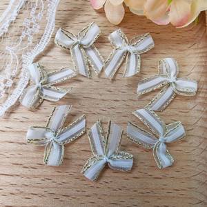 Lazos de hilo de cola de pez de nailon al por mayor, lazos prefabricados de varios colores para ropa interior, accesorios de decoración, lazos florales de satén prefabricados - Product Image 1