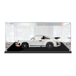 Boîte de présentation verticale à 1 étagère en plastique moderne, anti-rouille, facile à assembler, pour modèles à l'échelle 1:8/1:10/1:14/1:18/1:24/1:32 (10295 pour <span class=keywords><strong>911</strong></span>), anti-poussière - Product Image 2